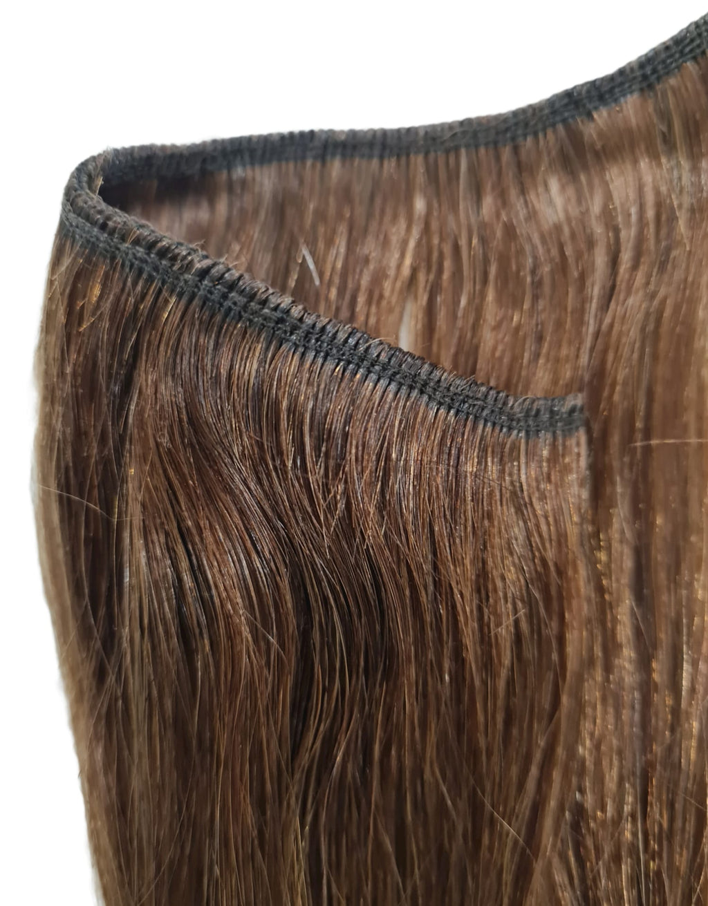 Weft Hair Extensions  #8/22 Cinnamon Brown & Sandy Blonde Mix