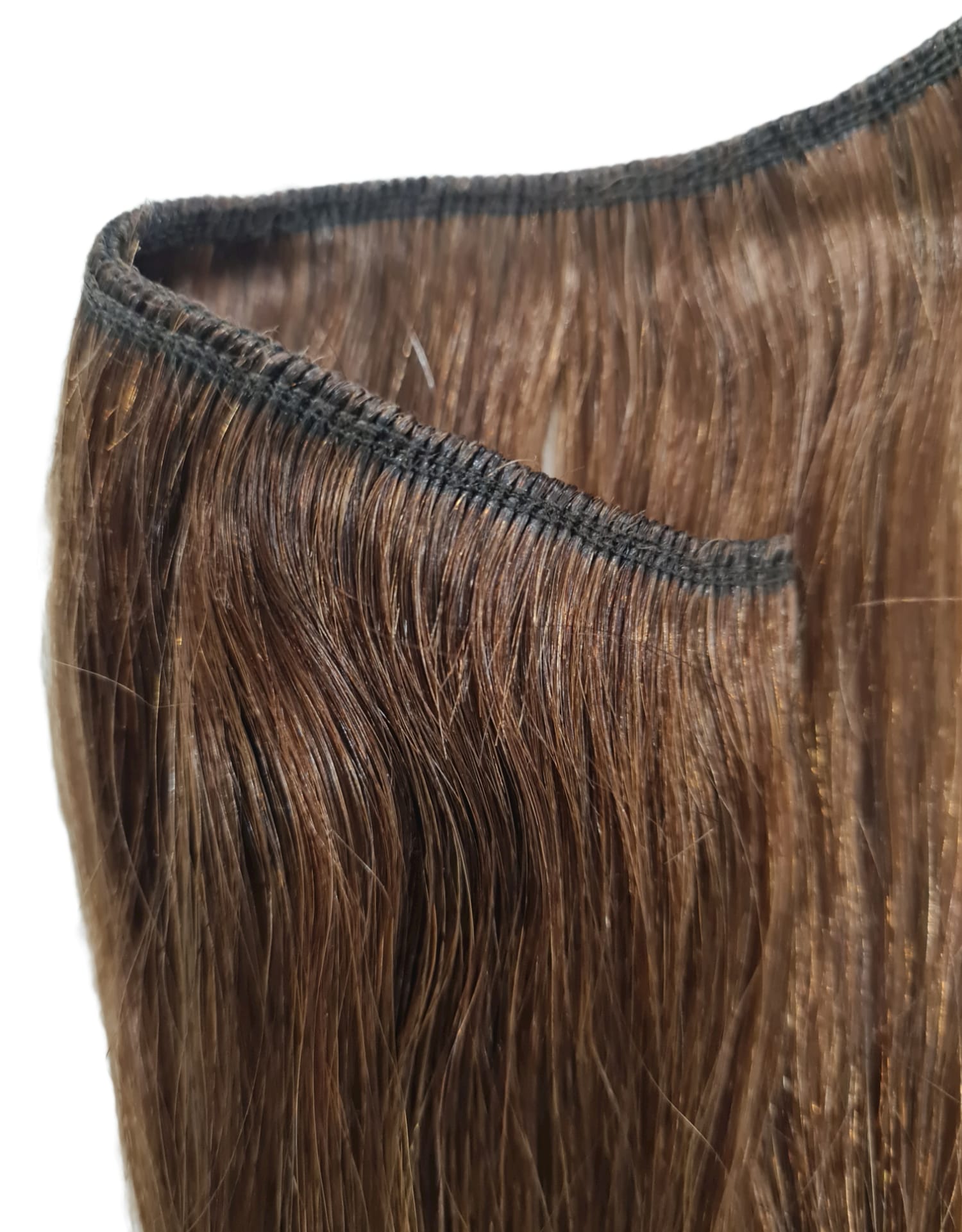 Weft Hair Extensions  #8/22 Cinnamon Brown & Sandy Blonde Mix