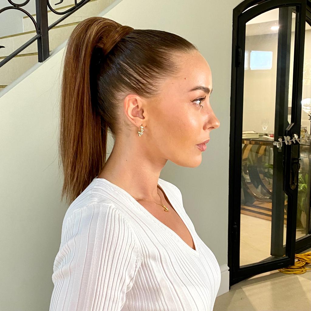 Ponytail Hair Extensions #18a Ash Blonde