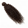 Curly Ponytail Human Hair Extensions #2c Chocolate Brown