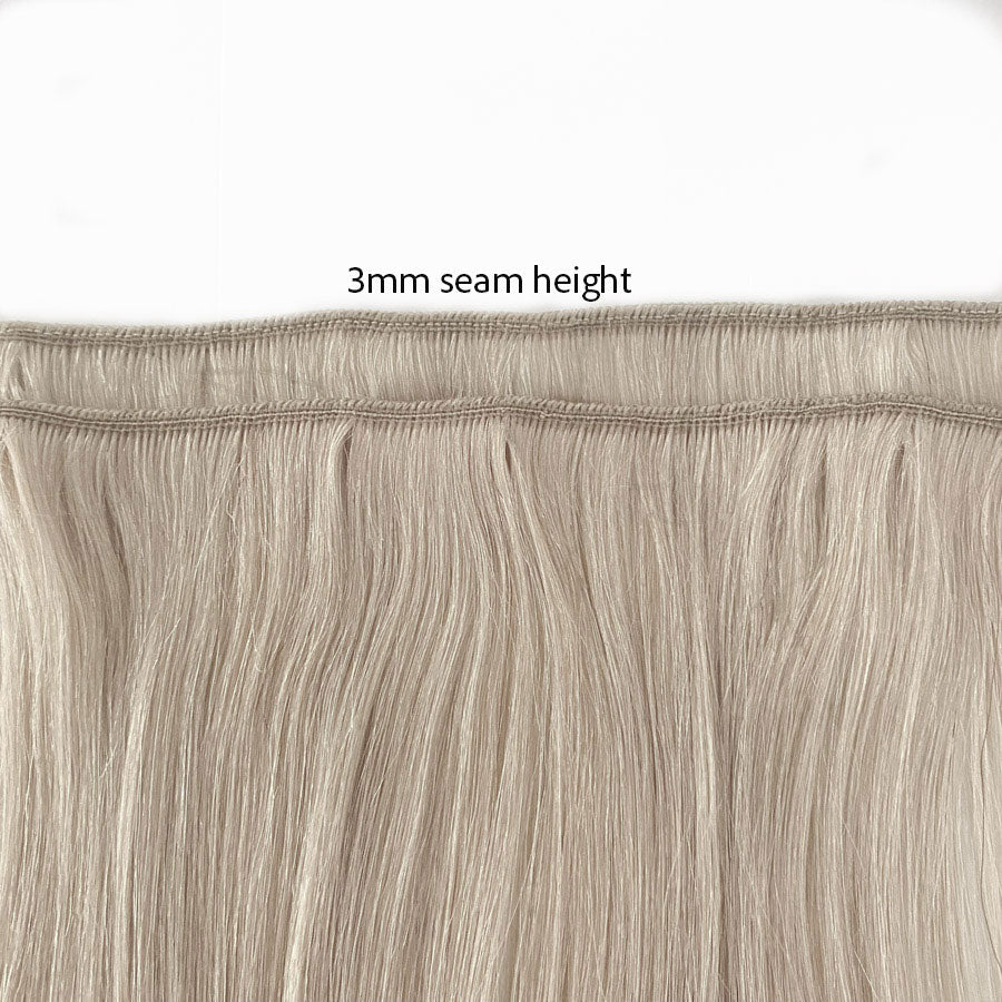 Weft Hair Extensions #2/12 Dark Brown & Dirty Blonde Mix