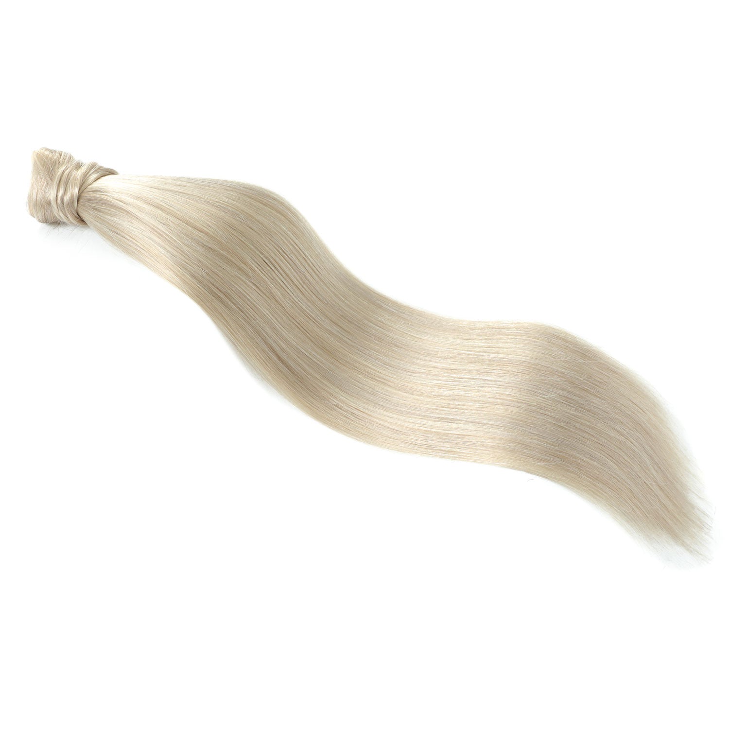 Ponytail Hair Extensions #18b/1001 Dark Ash Blonde and Pearl Blonde Mix