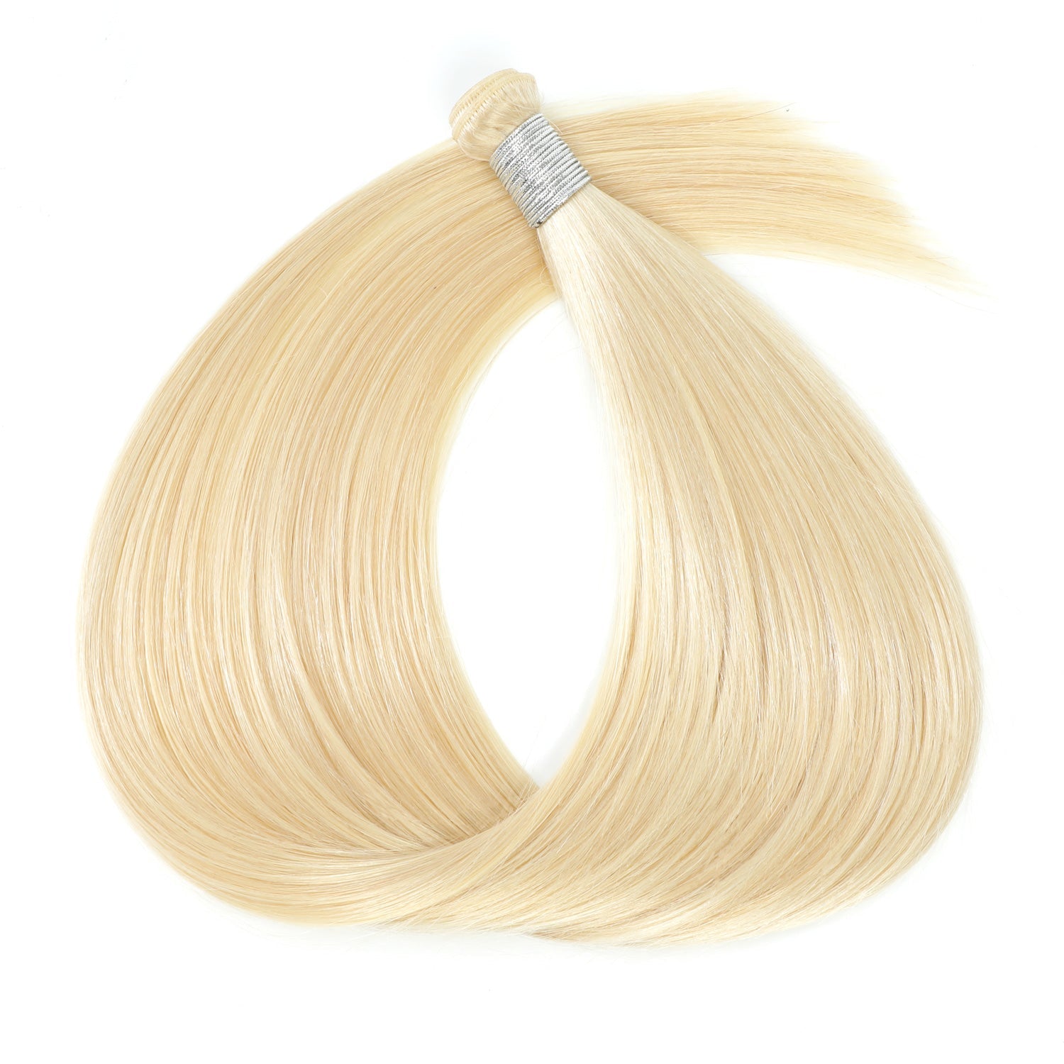 Genius Weft Hair Extensions #60 Platinum Blonde