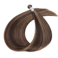 Genius Weft Hair Extensions #2c/10 Chocolate and Caramel Highlights