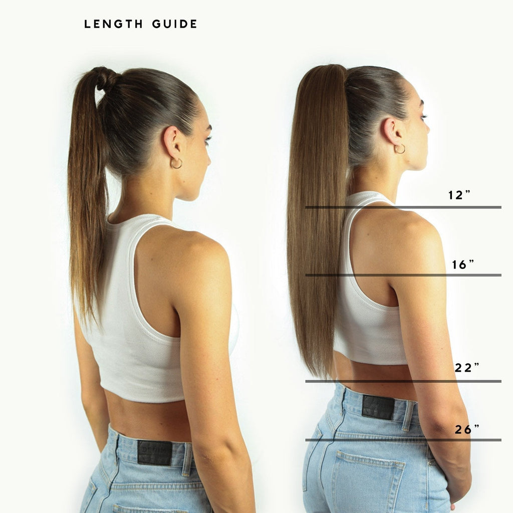 Ponytail Hair Extensions #18a Ash Blonde