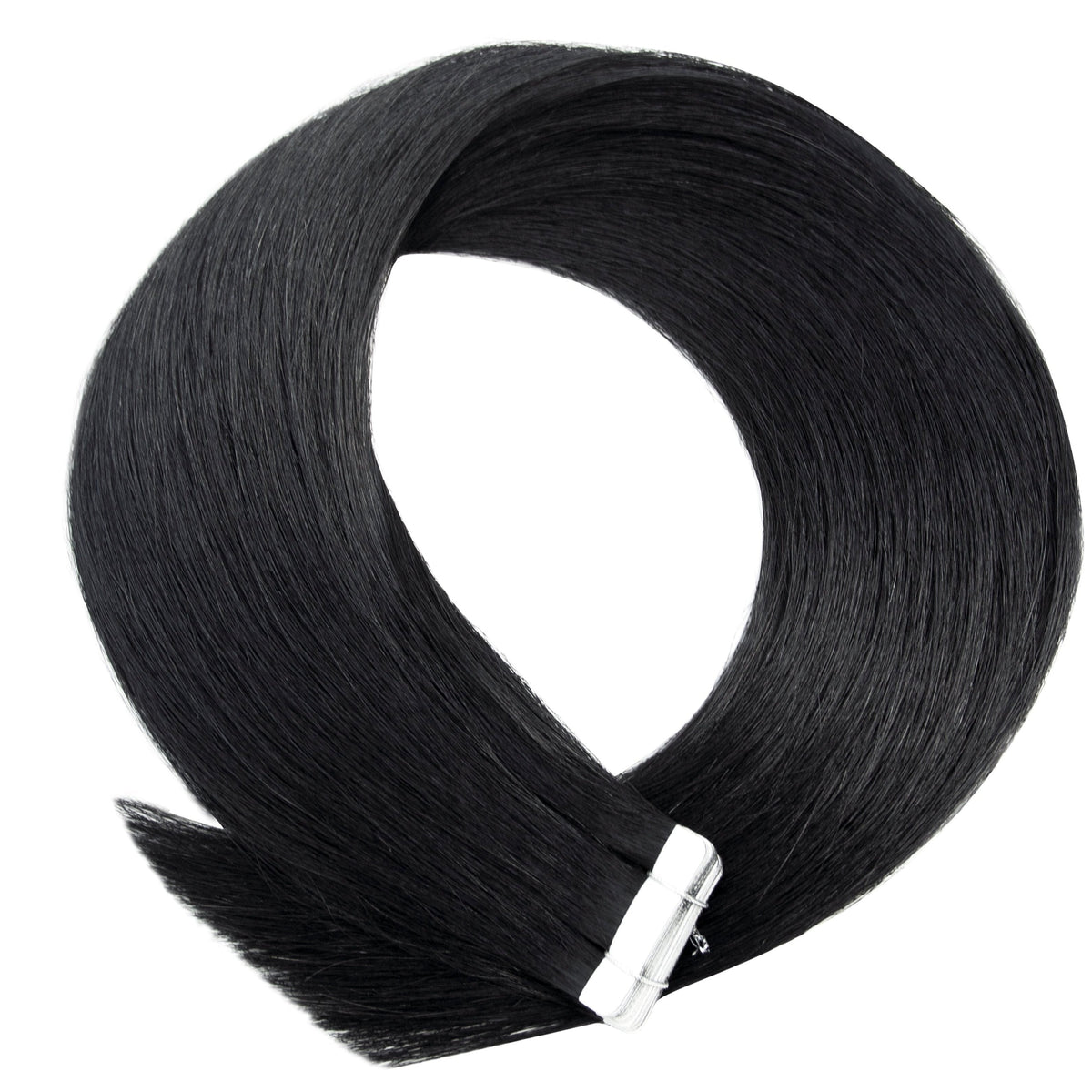 Russian Tape Hair Extensions #1 Jet Black  Virgin
