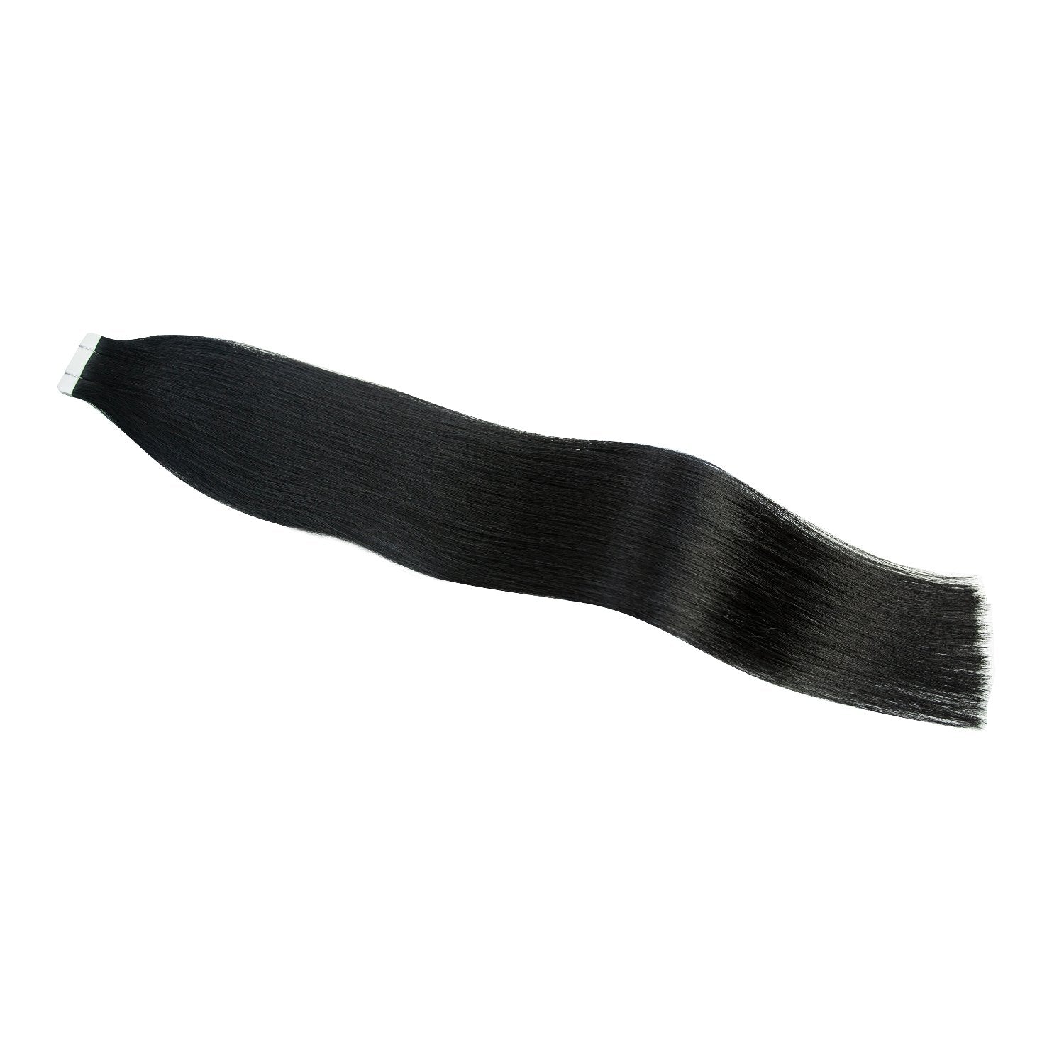 Russian Tape Hair Extensions #1 Jet Black  Virgin
