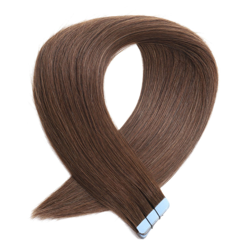 Tape Hair Extensions #4 Chestnut Brown