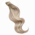 Ponytail Hair Extensions #17/17/1001 Cool Beige and Pearl Blonde Balayage