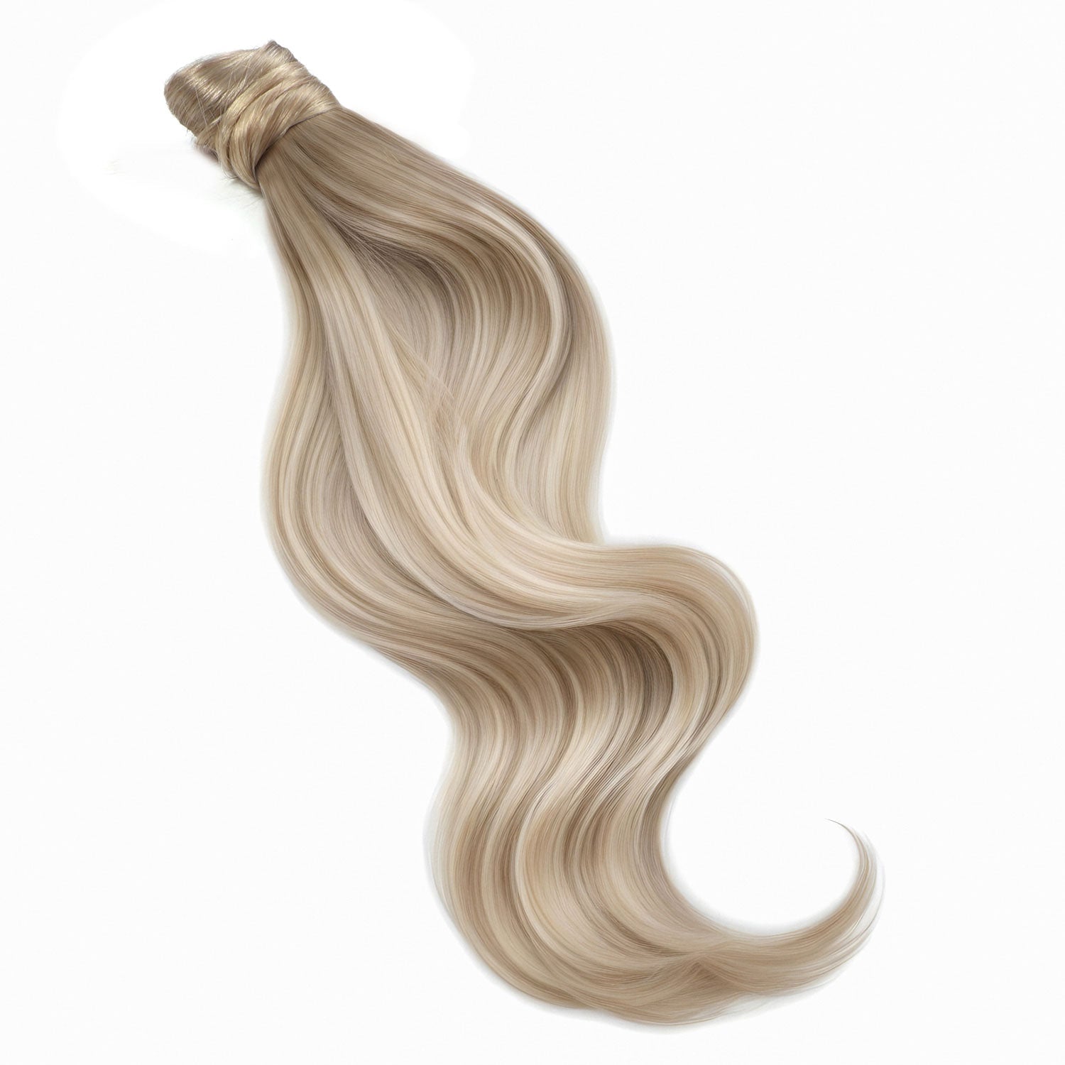 Ponytail Hair Extensions #17/17/1001 Cool Beige and Pearl Blonde Balayage
