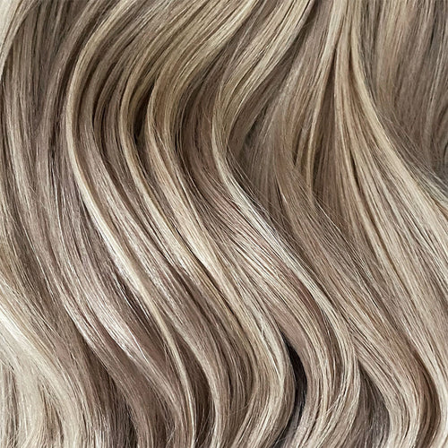 Clip In Hair Extensions #17/17/1001 Cool Beige Blonde Balayage 13"